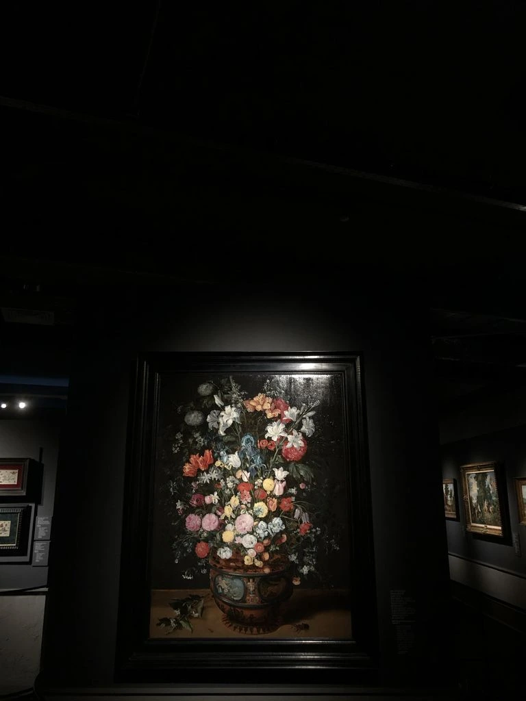 Untitled (Field Study, No. 7), 2024, oil on raw linen by Inês Aragão.