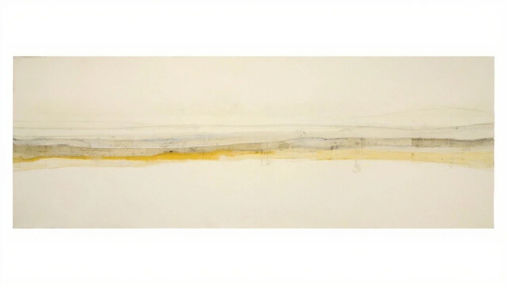 A Quiet Cartography (2024), ink and graphite on paper by Tomás Iriarte